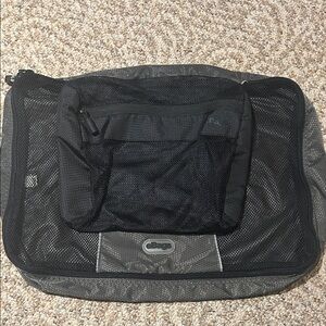 eBags Set/2 Black and Gray Men's Travel Bag Packing Cube Organizers